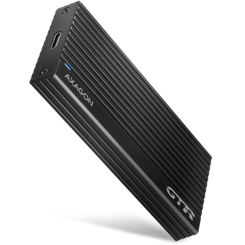 AXAGON box THIN BOX for M.2 NVMe SSD / EEM2-GTR / USB-C / USB 3.2 Gen2 / cable 20cm USB-C to USB-C