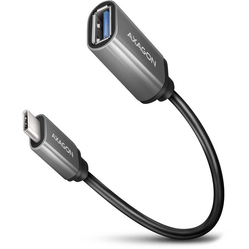 AXAGON Adapter von USB-C auf USB-A / RUCM-AFAC / USB 3.2 Gen1 / 3A / Metallgehäuse / 0,2m
