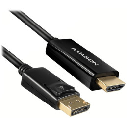 AXAGON adaptér z DisplayPort na HDMI verze 1.4 / RVD-HI14C2 / 4k/30Hz / 1,8m