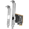 AXAGON PCIe network card 1x GLAN (RJ-45) / PCEE-GRF / Realtek / LP bracket