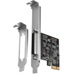 AXAGON PCIe radič 1x paralelný port (LPT) / PCEA-P1N / LP bracket