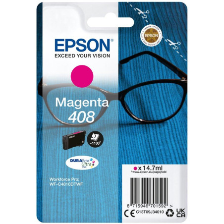 EPSON ink cartridge Singlepack 408 DURABrite Ultra Ink/ C4810DTWF/ Magenta