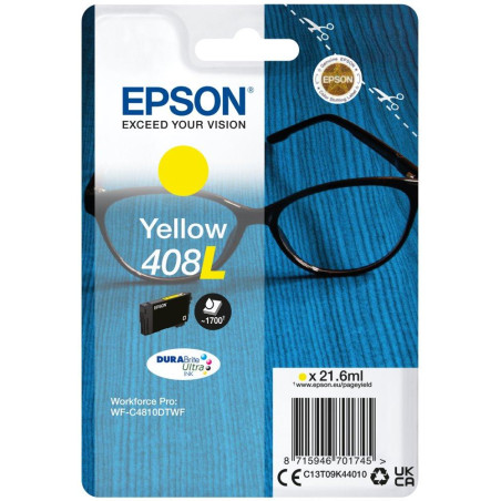Wkład atramentowy Epson Singlepack 408L DURABrite Ultra Ink/ C4810DTWF/ Żółty