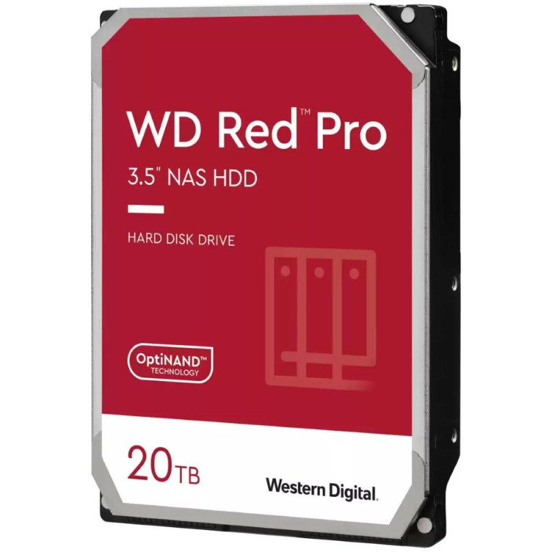WD RED PRO 20TB / WD201KFGX / SATA III / Internal 3.5" / 7200rpm / 512MB