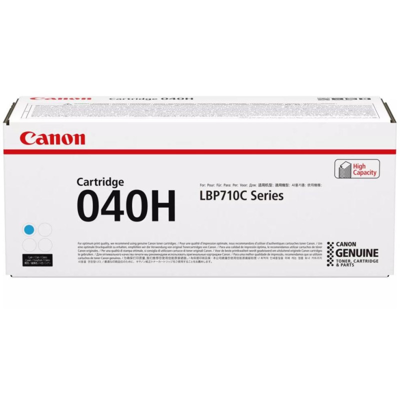 Canon originální toner CRG-040H (azurový, 10000str.) pro Canon imageCLASS LBP712Cdn,i-SENSYS LBP710Cx,