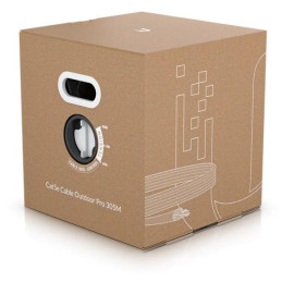 Ubiquiti UniFi Outdoor Cable - vonkajší STP kábel, Cat5e, biely, box 305m