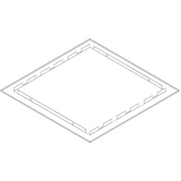 Triton Kit zur Wandmontage des Hybrid-RNA/SNA-Verteilers v.333, RAL9003 Hochglanz