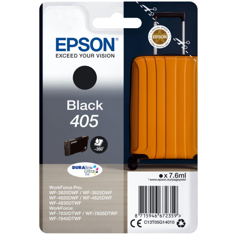 Epson ink cartridge 405 DURABrite Ultra Ink/ C13T05G14010/ black