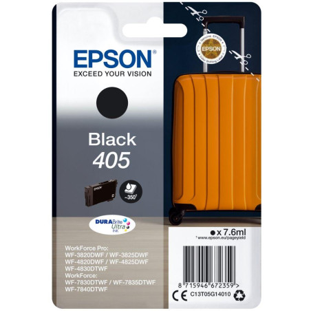 Epson ink cartridge 405 DURABrite Ultra Ink/ C13T05G14010/ black