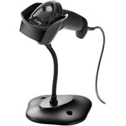ZEBRA Ručná čítačka čiarových kódov DS2208-SR / 1D/2D / BLACK (WITH STAND)/USB KIT