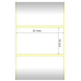 Zebra Z-Select 2000D/rolka etykiet/papier termiczny/57x32mm - MOQ 12 szt.