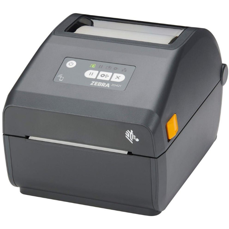 ZEBRA tlačiareň ZD421 / Direct Thermal / 8dots/mm / 203DPI / USB / USB hosť / BT / EPL2,XML,ZBI,ZPL II