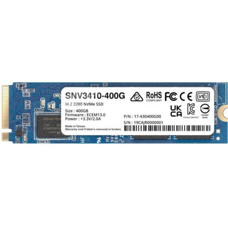 Synology SNV3410-400G Dysk SSD M.2 NVMe 2280 400 GB