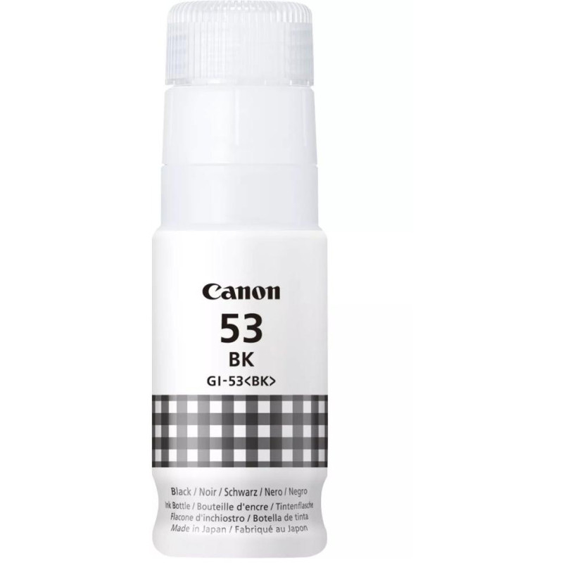 Canon inkoustová lahvička GI-53 BK černá
