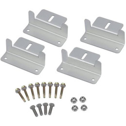 Solarmi metal brackets for solar panels on caravans (4-piece set)