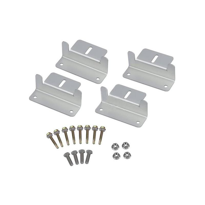 Solarmi metal brackets for solar panels on caravans (4-piece set)