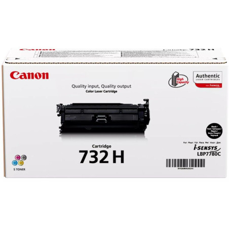 Canon original toner 732H BK black, capacity 12000 pages