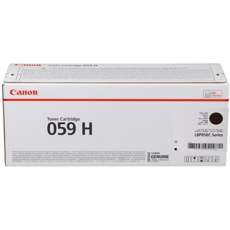 Oryginalny toner Canon o dużej pojemności 059 H BK Toner czarny, LBP852Cx, wydajność 15 500 stron