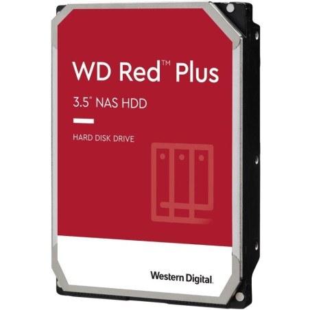 WD RED PLUS 6TB / WD60EFPX / SATA III / Internal 3.5" / 5400rpm / 256MB