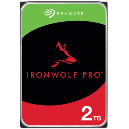 Seagate IronWolf Pro 2TB HDD / ST2000NT001 / Internal 3.5" / 7200 rpm / SATA III / 256 MB