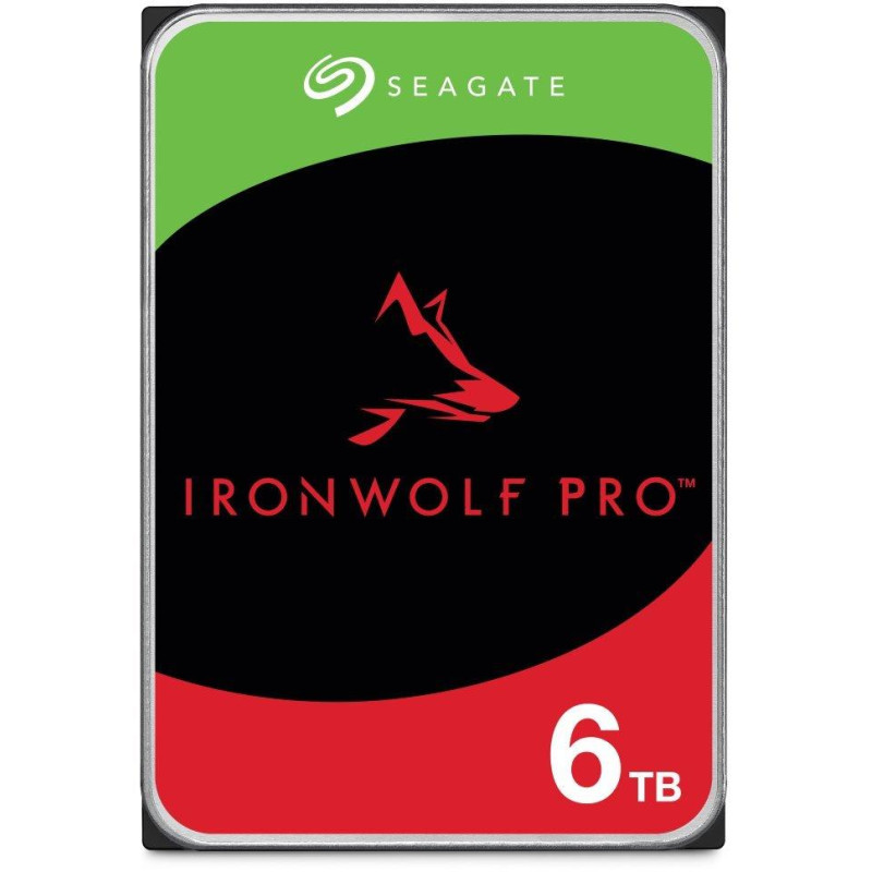 Seagate IronWolf Pro 6TB HDD / ST6000NT001 / Internal 3.5" / 7200 rpm / SATA III / 256 MB