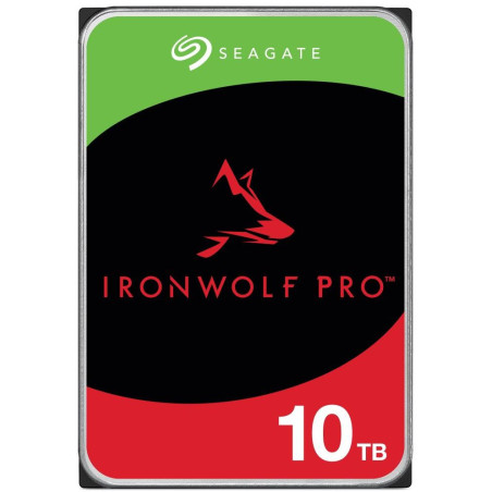 Seagate IronWolf Pro 10TB HDD / ST10000NT001 / Internal 3.5" / 7200 rpm / SATA III / 256 MB