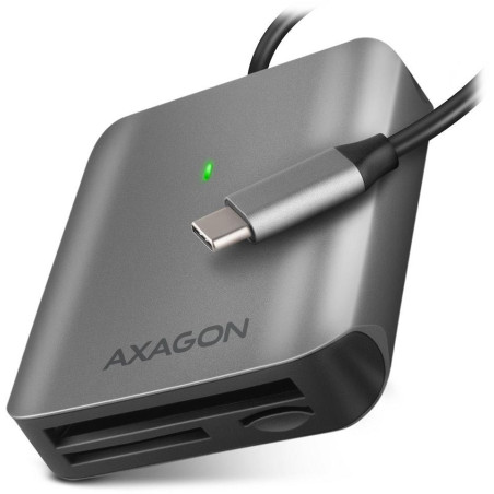 AXAGON external memory card reader microSD/SD/CF / CRE-S3C / USB-C 3.2 Gen 1 / UHS-II / aluminum body