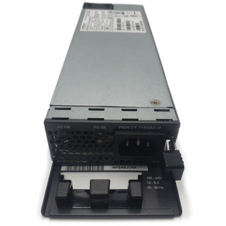 Zapasowy zasilacz Cisco PWR-C1-715WAC-P, 715 W AC 80+ platynowy Konfiguracja 1
