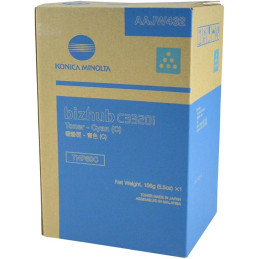 Oryginalny toner Konica Minolta AAJW452, cyjan, 9000 stron, TNP-80C, Konica Minolta Bizhub C3320i