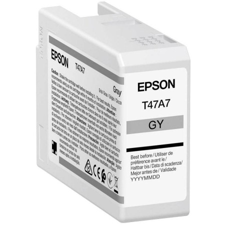 Epson inkoustová náplň/ C13T47A700/ Singlepack Gray/ UltraChrome