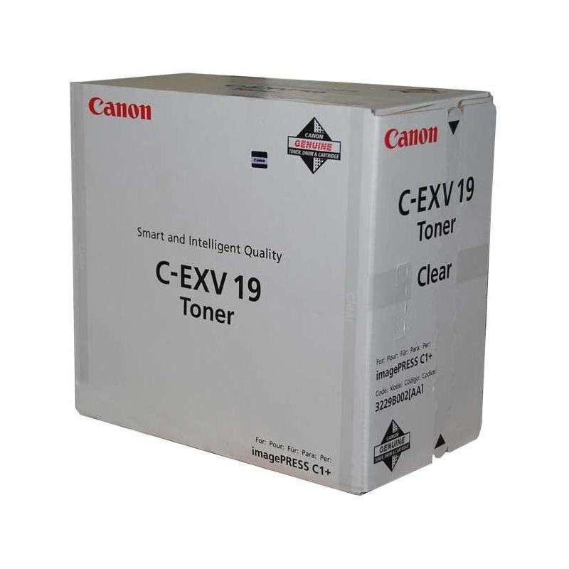 Canon originální  TONER CEXV19 CLEAR TONER Imagepress C1+ 31 500 stran A4 (5%)
