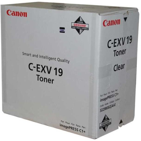 Canon originálny TONER CEXV19 CLEAR TONER Imagepress C1+ 31 500 strán A4 (5%)