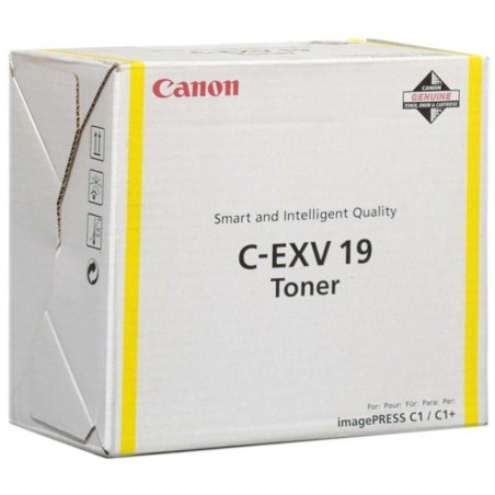 Canon originálny TONER CEXV19 YELLOW Imagepress C1/C1+ 16 000 strán A4 (5%)