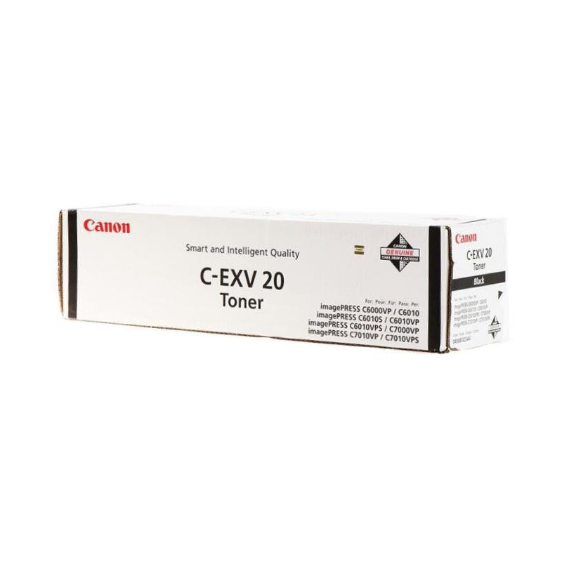 Oryginalny TONER Canon CEXV20 CZARNY IP C7000VP/C7010VP/C6000VP/C6010VP 35 000 stron A4 (5%)