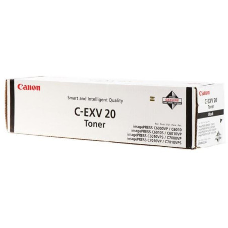 Canon originální  TONER CEXV20 BLACK IP C7000VP/C7010VP/C6000VP/C6010VP 35 000 stran A4 (5%)