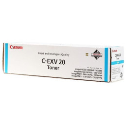 Canon original TONER CEXV20 CYAN IP C7000VP/C7010VP/C6000VP/C6010VP 35,000 pages A4 (5%)