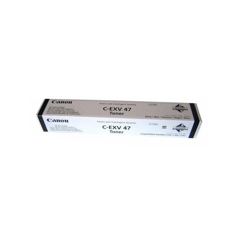 Canon original TONER CEXV47 BLACK iR-ADV C350/C351/C250/C255/C355 19,000 pages A4 (5%) - CHIPLESS