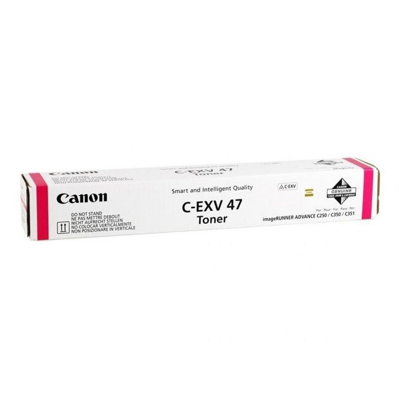 Canon originálny TONER CEXV47 MAGENTA iR-ADV C350/C351/C250/C255/C355 21 500 strán A4 (5%) - CHIPLESS