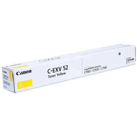 Canon originálny TONER CEXV52 YELLOW iR-ADV C75xx/C77xx 66 500 strán A4 (5%)