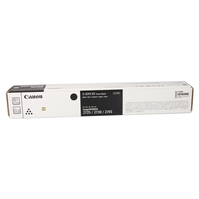 Oryginalny TONER Canon CEXV63 CZARNY iR 27xx 30 000 stron A4 (5%)
