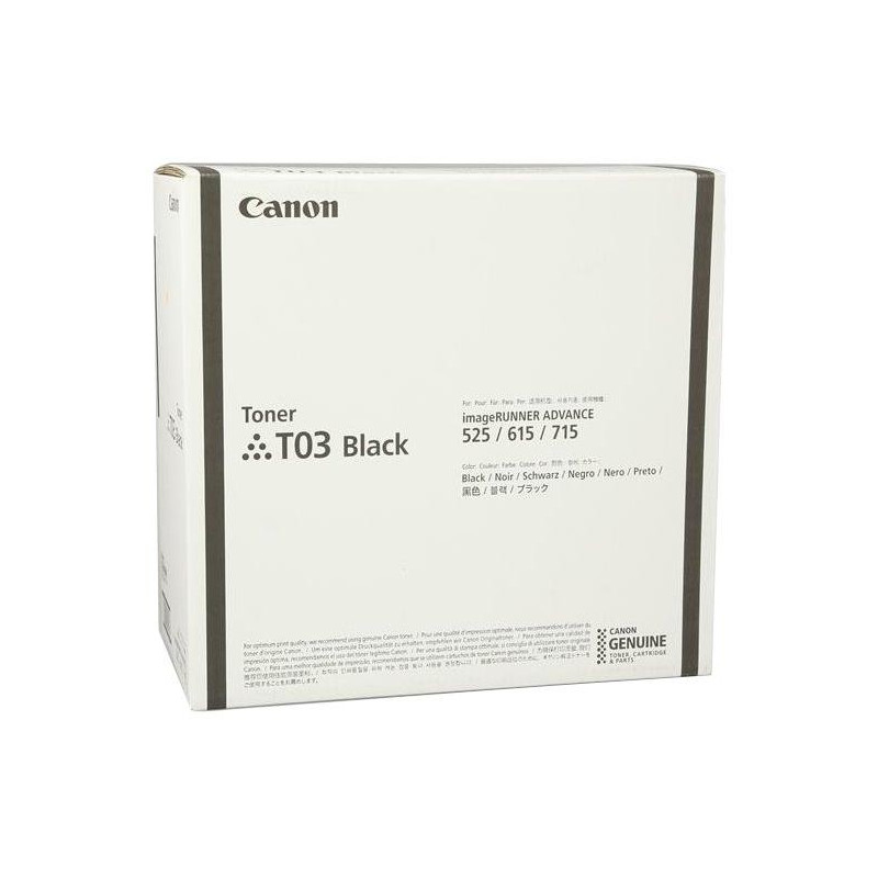 Canon original TONER T03 BLACK iR-ADV 525/527/615/617/715/717 51,500 pages A4 (5%)