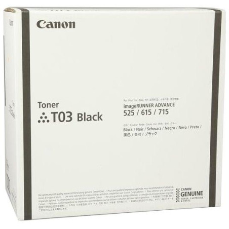 Canon original TONER T03 BLACK iR-ADV 525/527/615/617/715/717 51,500 pages A4 (5%)