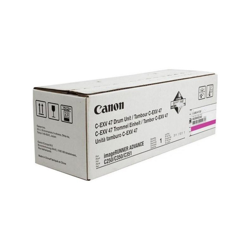 Canon originálny DRUM UNIT C-EXV47 MAGENTA iR Advance C250/C350/C351/C1335/C1325 Magenta až 33 000 strán A4 (5%