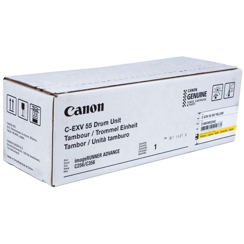 Canon Original Trommeleinheit C-EXV55 Gelb iR Advance C256/C257/C356/C357 Gelb 45.000 Seiten A4 (5%)
