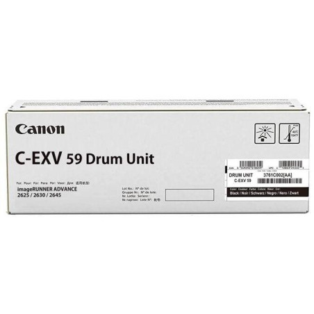 Oryginalny BĘBEN Canon C-EXV59 CZARNY iR2625/2630/2645 w zależności od typu modelu do 171 000 stron A4 (5%)