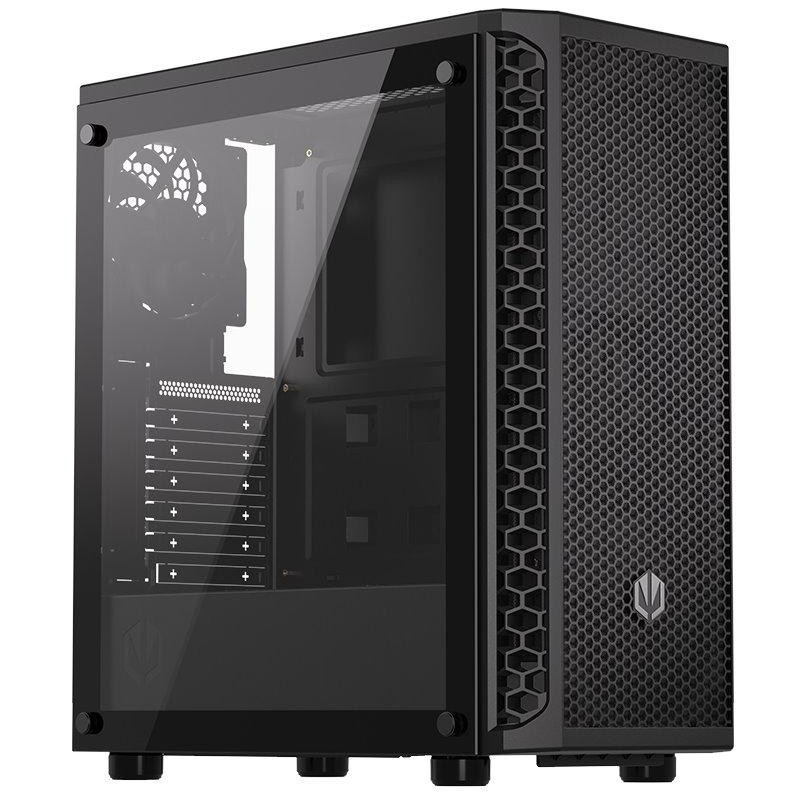 Endorfy skříň Signum 300 Core / 2xUSB / 2x120mm fan PWM / mesh panel / tvrzené sklo / černá