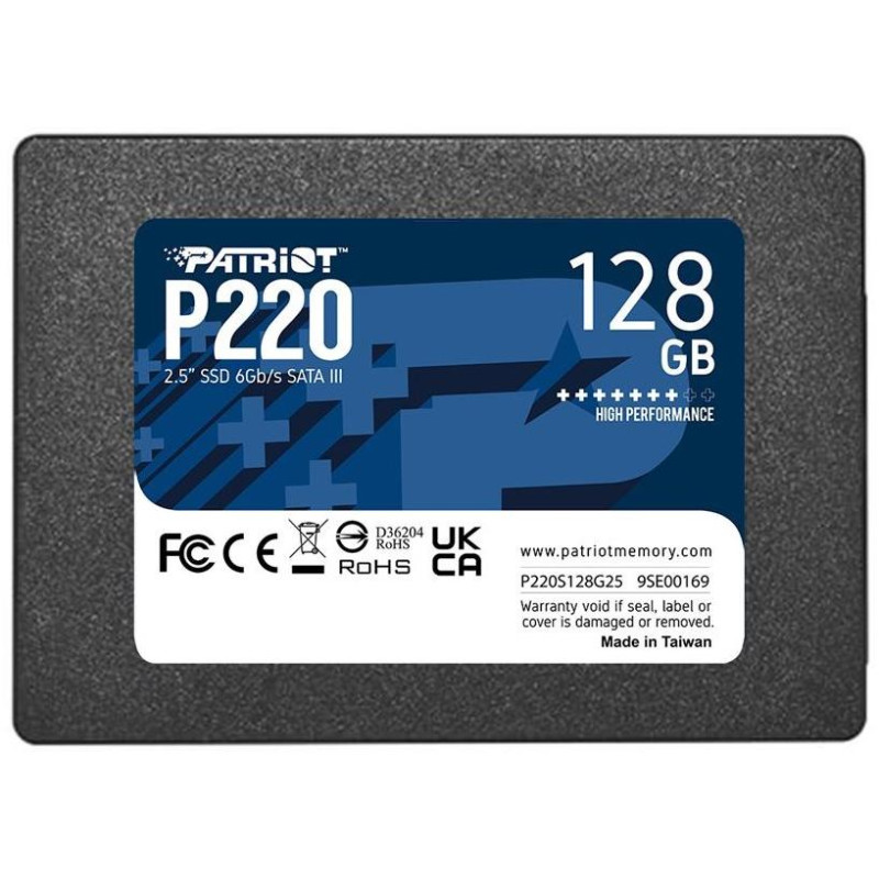 PATRIOT P220 128GB SSD / Interní / 2,5" / SATA 6Gb/s /