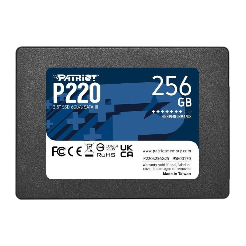 PATRIOT P220 256GB SSD / Interné / 2,5" / SATA 6Gb/s /