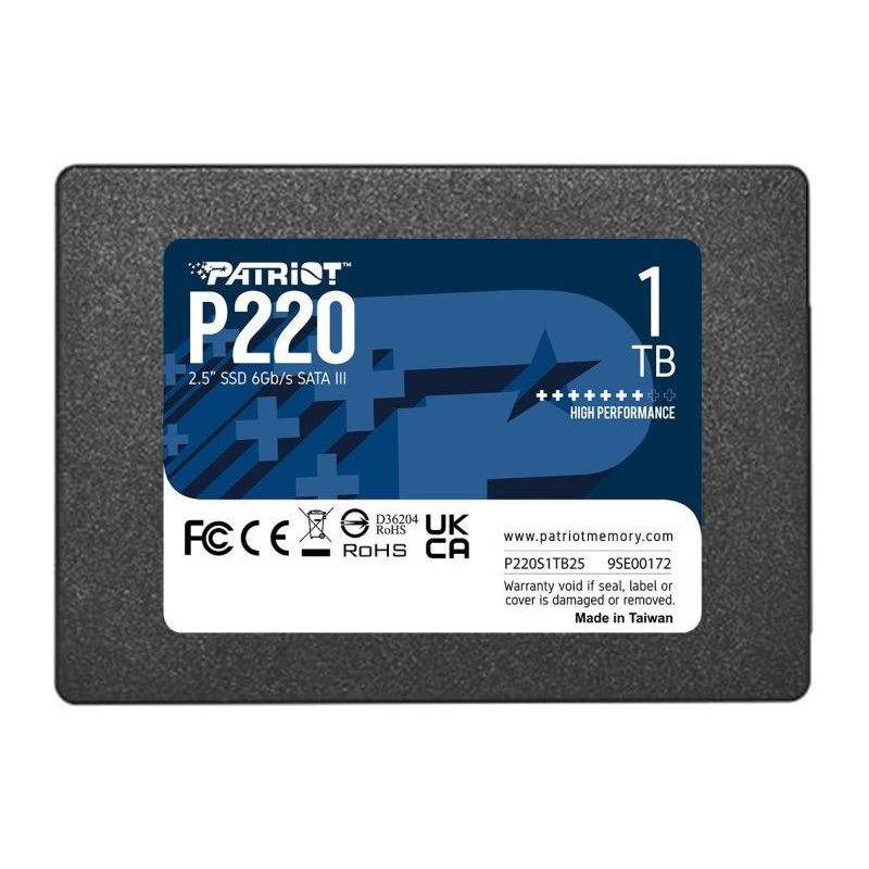 PATRIOT P220 1TB SSD / Interný / 2,5" / SATA 6Gb/s /