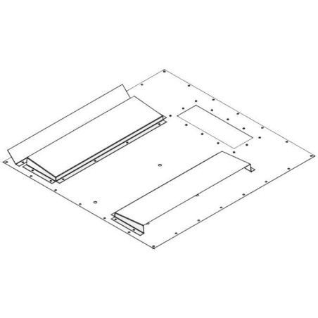 Triton Redukce pro montáž klimatizace X1, X2 800x1000,1200 na šířku rozv. II. RAL7035